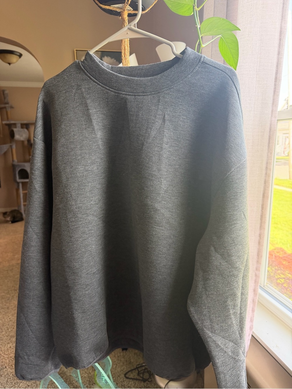 Old Navy Charcoal Gray Crewneck Sweatshirt